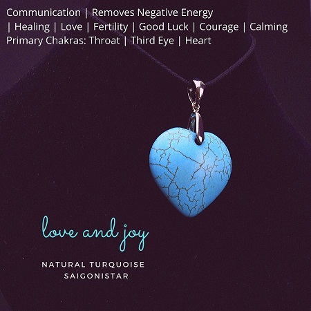 2008032 Trang sức phong thủy hộ mệnh bình an mặt dây chuyền đá Lam ngọc Turquoise CTjade 